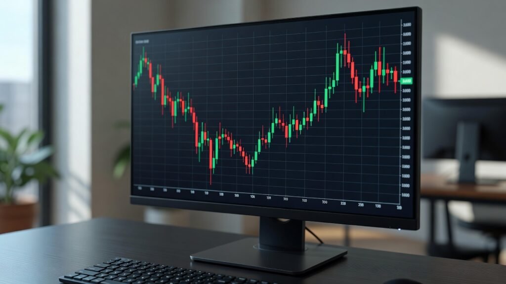 MT5 robot simulation RPG candlestick chart detail