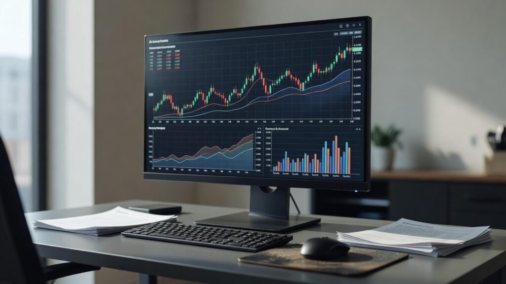 mock stock trading dashboard overview