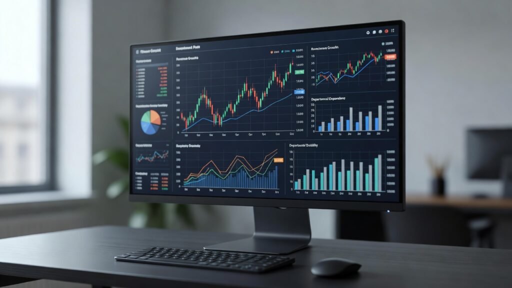 financial dashboard in game earning money setup