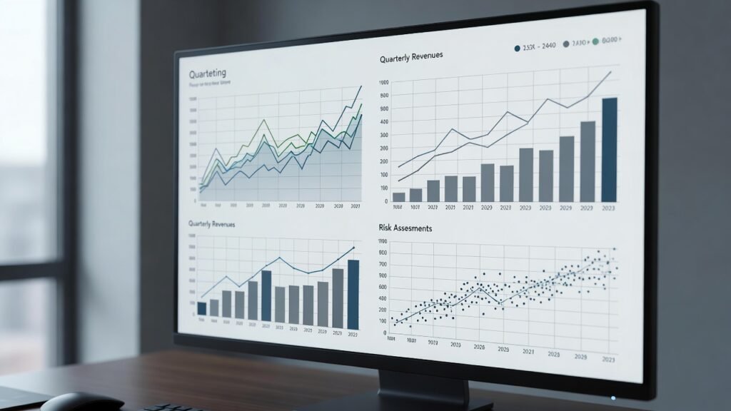 financial dashboard interface for virtual stock exchange