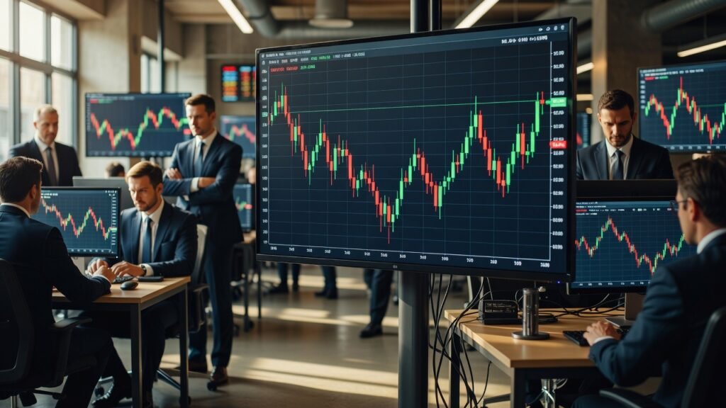 trading simulator live candle market view
