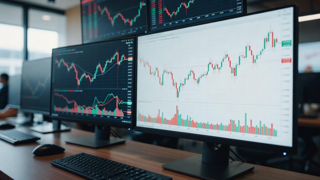 Live market dashboard for trading skills