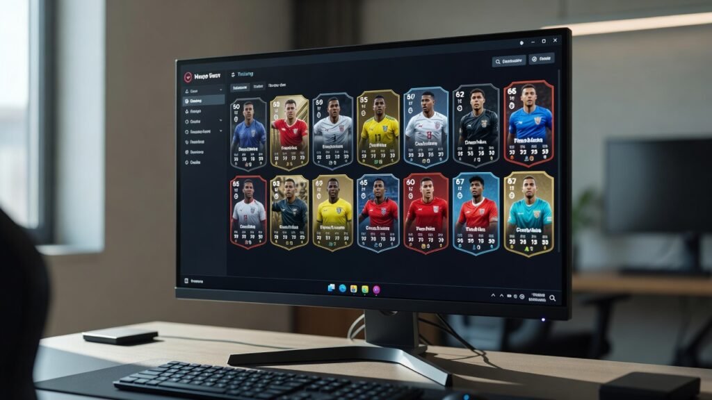 virtual stock market game player trade screen