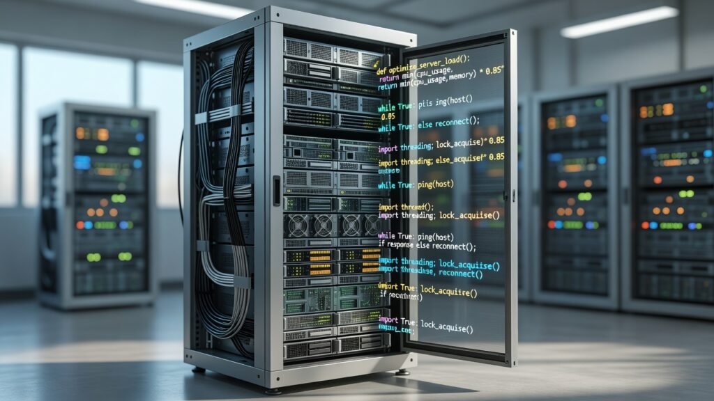 MT5 robot simulation RPG server rack code view
