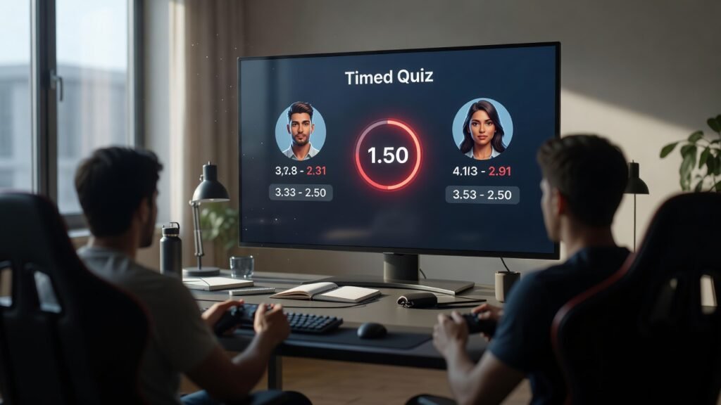 Crypto game quiz battle example