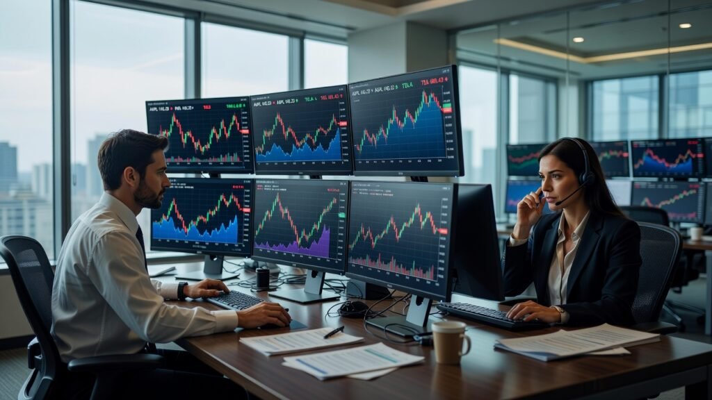 trading desk monitors for rpg professions for real trading